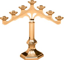 Bronze Fixed Altar Candelabra