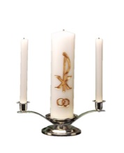 Gold Wedding Unity Candle Set