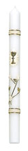 Gold Embossed First Communion Candle