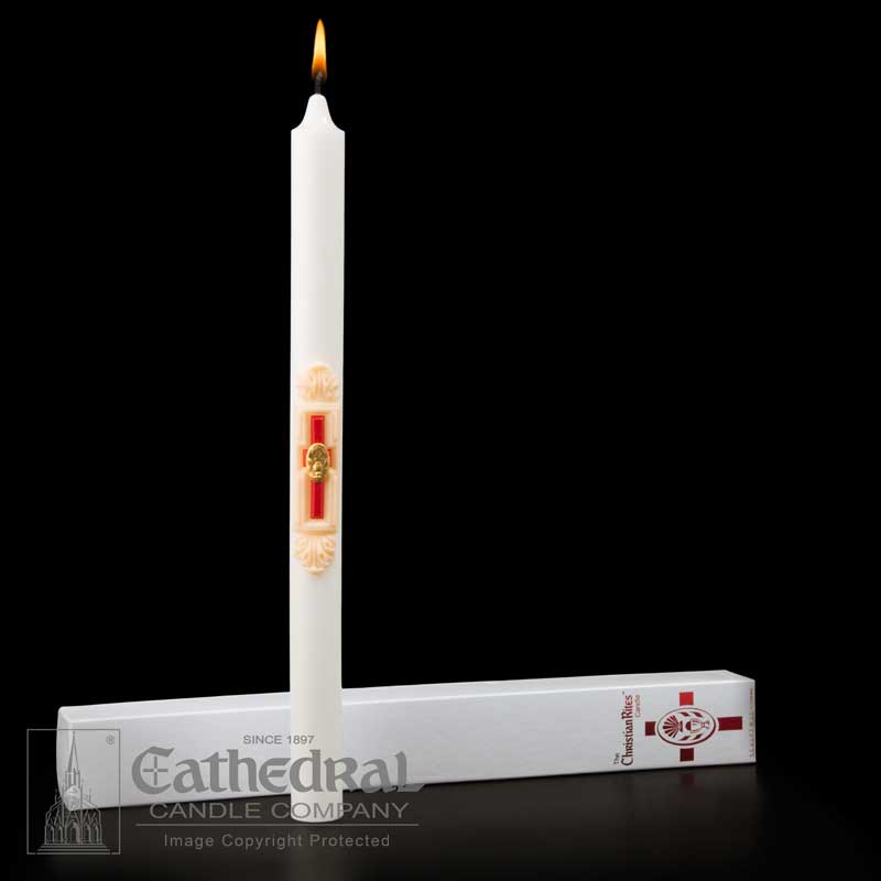 RCIA Candle 1 1/4" x 17"