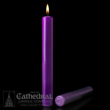 Purple Lenten Candles