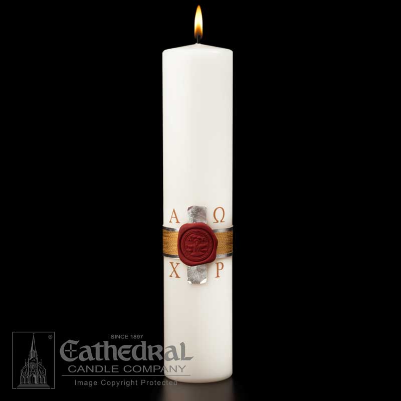 Anno Domini Pillar Christ Candle