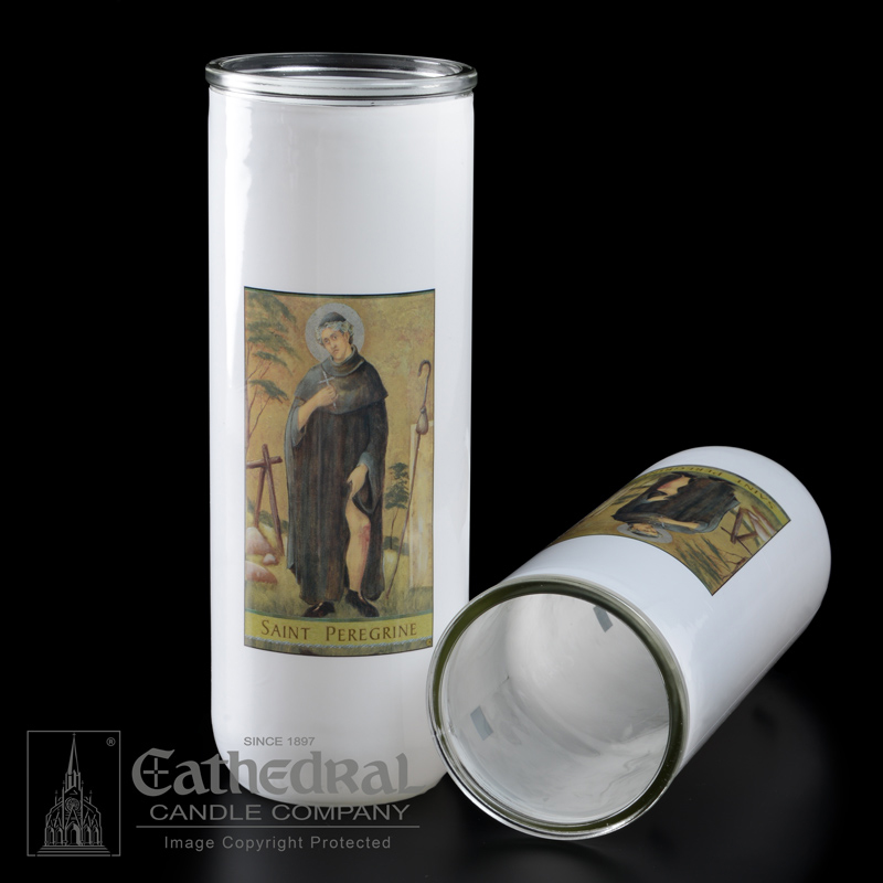 St. Peregrine Full Color 6 Day Devotional Candle