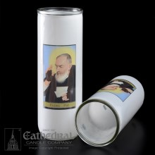 St. Pio Full Color 6 Day Glass Globe