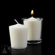 51% Beeswax 15 Hour Votive Candle