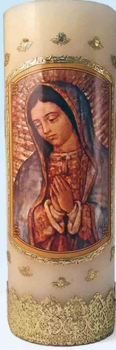 12" x 4" Our Lady of Guadalupe