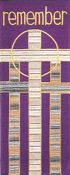 Remember Cross Lenten Tapestry