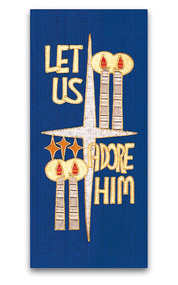 Let Us Adore Him Altar Cover