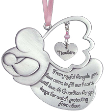 Pink Newborn Child Crib Medal