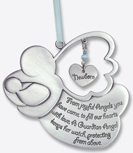 Blue Newborn Child Crib Medal