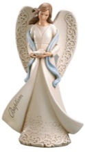 Baptism Angel Holding a Shell