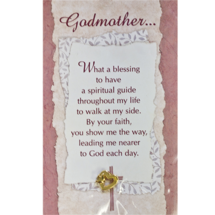 Godmother pin and card set