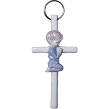 Kneeling Boy Baby Crib or Wall Cross