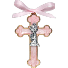 Enameled Kneeling Cross