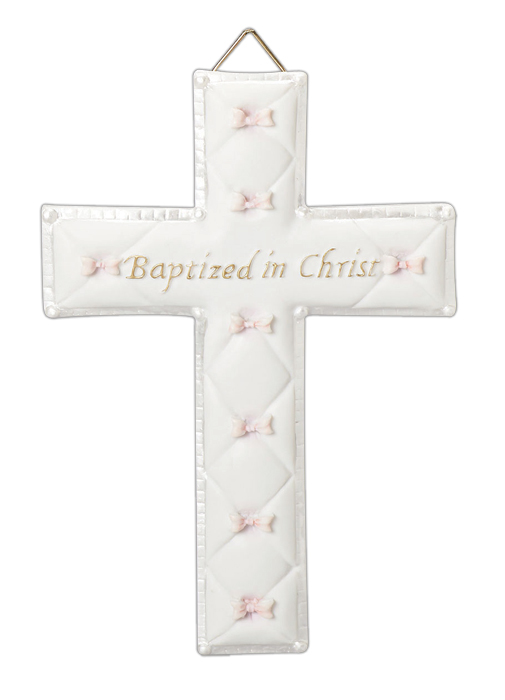 Girls Baptism Wall Cross