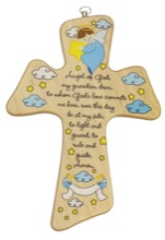 Guardian Angel Crib Cross - Boy