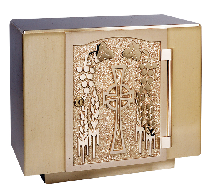 Cross, Wheat and Grapes Design Tabernacle