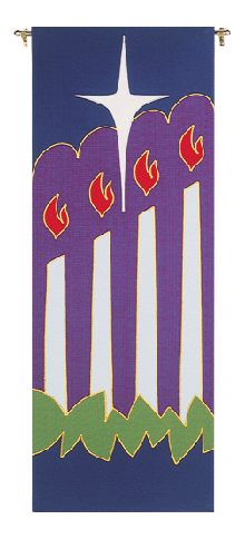 Advent Wreath Banner