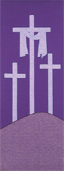 Mt. Golgotha Lenten Lectern Cover