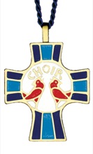 CHOIR CROSS MEDAL ON CHAIN