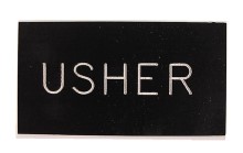 Usher Clip Badge