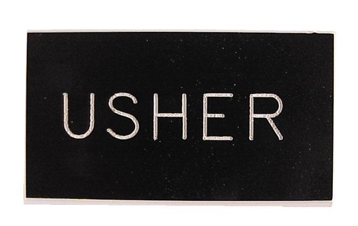 Usher Clip Badge