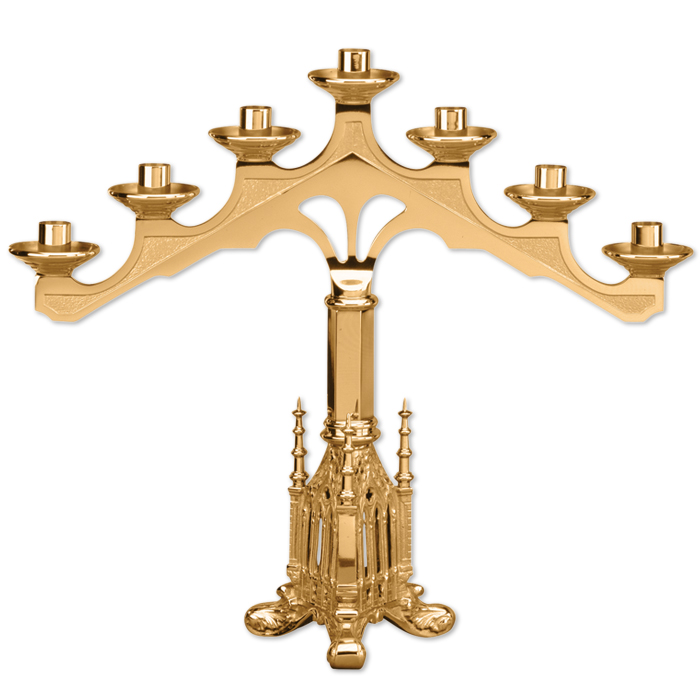 High Polish Altar Candelabra