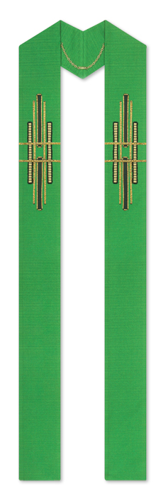 Dupion Overlay Stole
