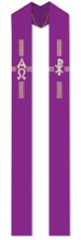 PURPLE DUPION OVERLAY STOLE