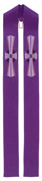 Radiant Cross Lenten Overlay Stole