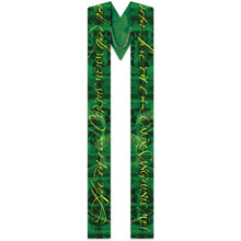 Green Overlay Stole