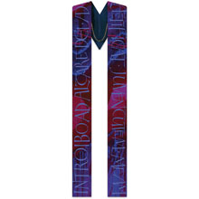 Purple Overlay Stole