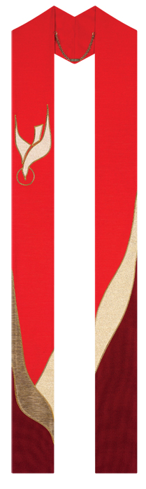 Dupion Overlay Stole