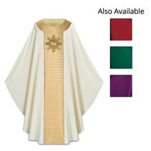Gothic-cut Chasuble With Emblem