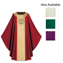 Gothic-cut Chasuble With Emblem