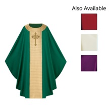 Gothic-cut Chasuble With Emblem