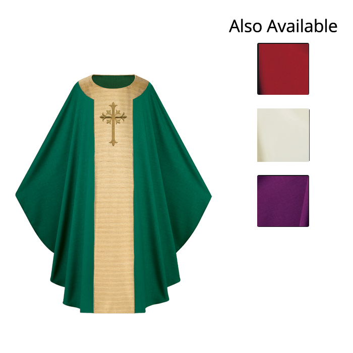 Gothic-cut Chasuble With Emblem