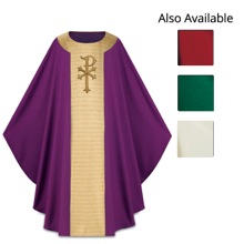 Gothic-cut Chasuble With Emblem