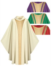 Cantate Single Stripe Concelebrant Chasuble