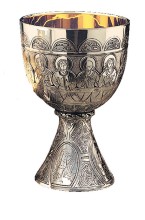 Silver LastSupper Chalice