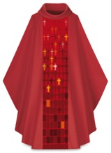 Script Cross Chasuble