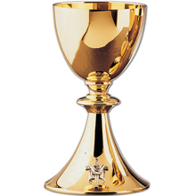 Memorial Cross Gold Plated Chalice