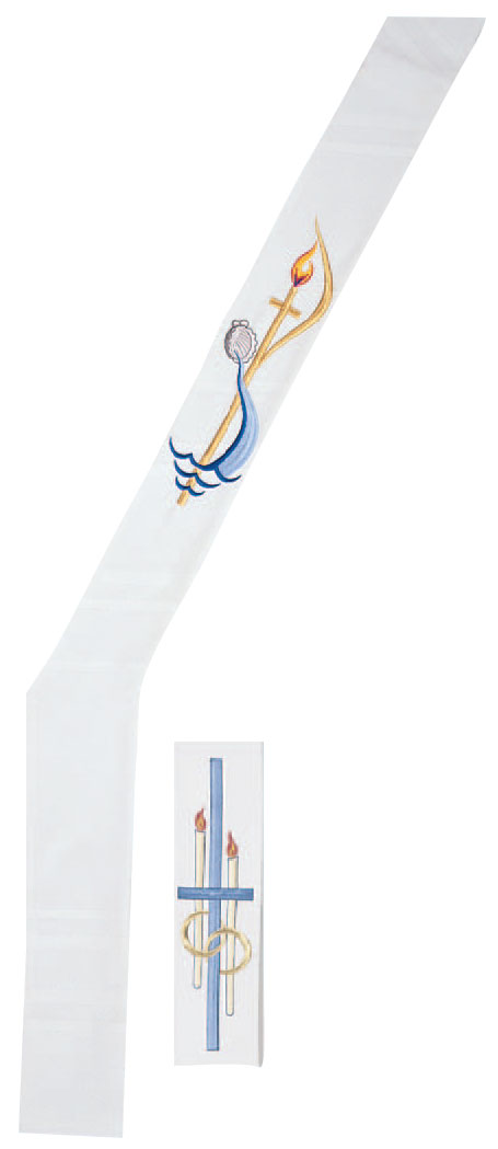 Reversible Wedding and Baptismal Deacon Stole