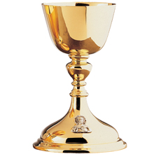 Gold Plated Chalice and Paten