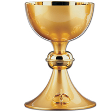 Gold Plated Chalice and Paten