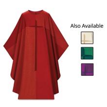 Brugia and Cantate Fabric Cross Chasuble