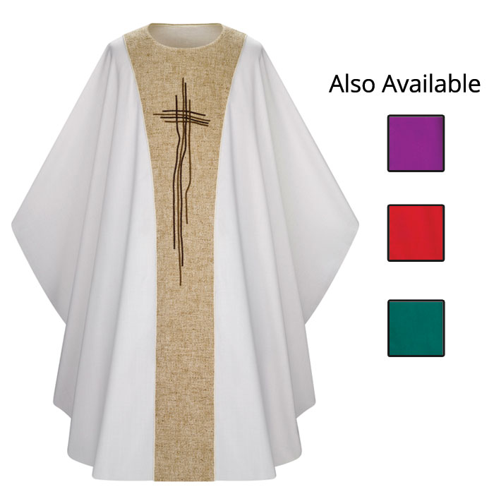 Gothic-cut Cross Chasuble