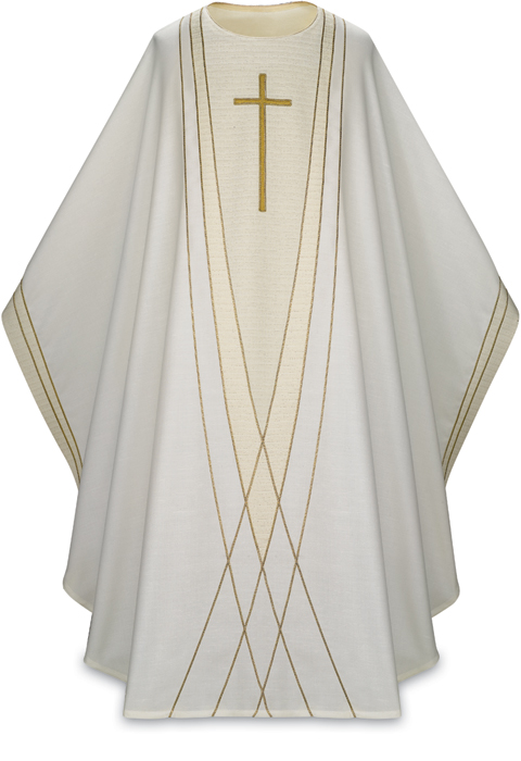 Dupion Gothic-cut Chasuble