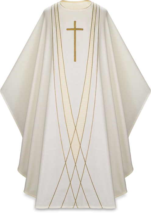 Dupion Gothic-cut Chasuble