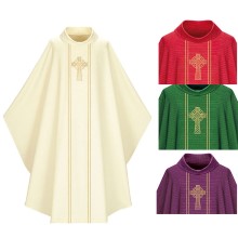 Celtic Cross Cantate Fabric Chasuble